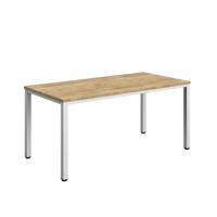 Fraction Infinity Rectangular Meeting Table (FSC) 1600 X 800 Natural Nebraska Oak/White