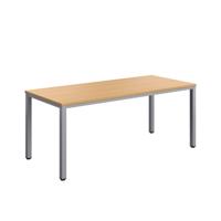 Fraction Infinity Rectangular Meeting Table (FSC) 1800 X 800 Ellmau Beech/Silver