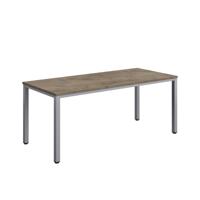 Fraction Infinity Rectangular Meeting Table (FSC) 1800 X 800 Grey Nebraska Oak/Silver