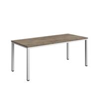Fraction Infinity Rectangular Meeting Table (FSC) 1800 X 800 Grey Nebraska Oak/White