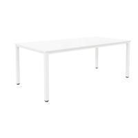 Fraction Infinity Rectangular Meeting Table (FSC) 1800 X 800 White/White