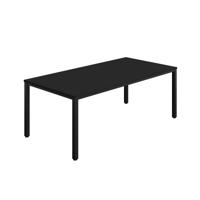 Fraction Infinity Rectangular Meeting Table (FSC) 200 X 1000 Black/Black