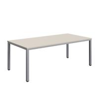 Fraction Infinity Rectangular Meeting Table (FSC) 2000 X 1000 Grey/Silver