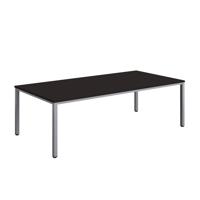 Fraction Infinity Rectangular Meeting Table (FSC) 2400 X 1200 Anthracite/Silver