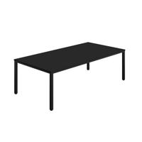 Fraction Infinity Rectangular Meeting Table (FSC) 2400 X 1200 Black/Black