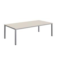 Fraction Infinity Rectangular Meeting Table (FSC) 2400 X 1200 Grey/Silver