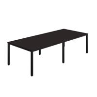 Fraction Infinity Rectangular Meeting Table (FSC) 2800 X 1200 Anthracite/Black