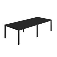 Fraction Infinity Rectangular Meeting Table (FSC) 2800 X 1200 Black/Black