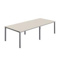 Fraction Infinity Rectangular Meeting Table (FSC) 2800 X 1200 Grey/Silver