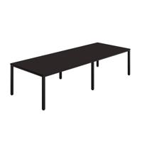 Fraction Infinity Rectangular Meeting Table (FSC) 3200 X 1200 Anthracite/Black