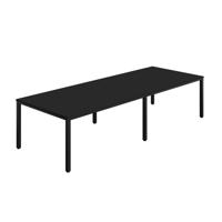 Fraction Infinity Rectangular Meeting Table (FSC) 3200 X 1200 Black/Black