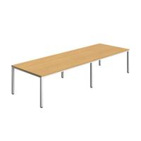 Fraction Infinity Rectangular Meeting Table (FSC) 3600 X 1200 Sorano Oak/White