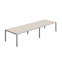 Fraction Infinity Rectangular Meeting Table (FSC) 4000 X 1200 Grey/Silver