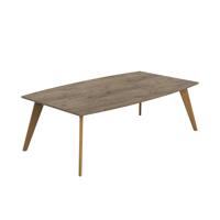 Plateau Barrel Table (FSC) 2400 X 1200 Grey Nebraska Oak