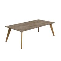 Plateau Rectangular Table (FSC) 2400 X 1200 Grey Nebraska Oak