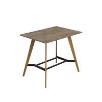 Plateau Poseur Rectangular Table (FSC) 1400 X 1000 Grey Nebraska Oak