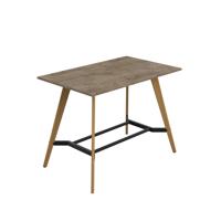 Plateau Poseur Rectangular Table (FSC) 1600 X 1000 Grey Nebraska Oak
