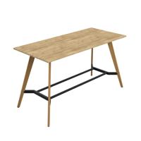 Plateau Poseur Rectangular Table (FSC) 2200 X 1000 Natural Nebraska Oak