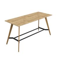 Plateau Poseur Rectangular Table (FSC) 2400 X 1000 Natural Nebraska Oak
