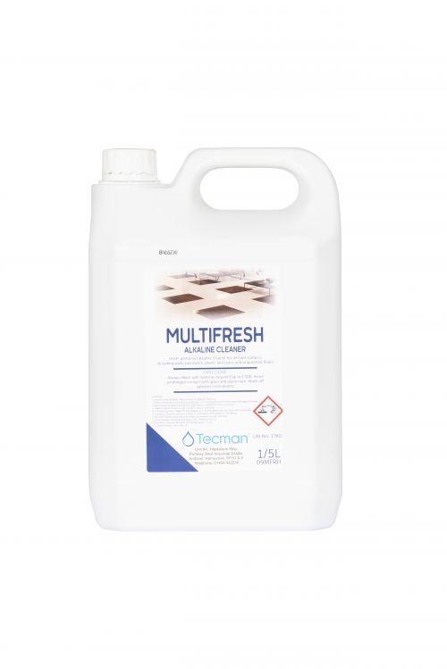 Tecman Multifresh Hard Surface & Floor Cleaner Fresh Fragrance 5Ltr Case 2 3P