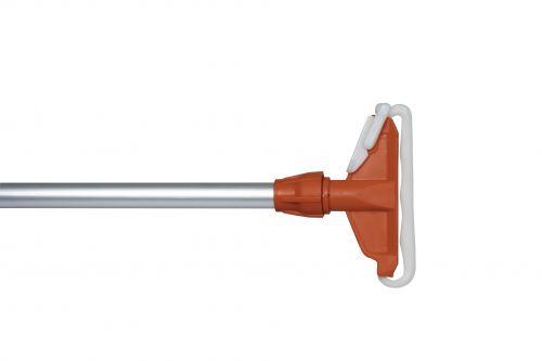 Kentucky Alu Mop Handle With Clip Red Single Handle