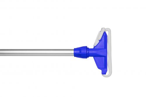 Kentucky Alu Mop Handle With Clip Blue Single Handle