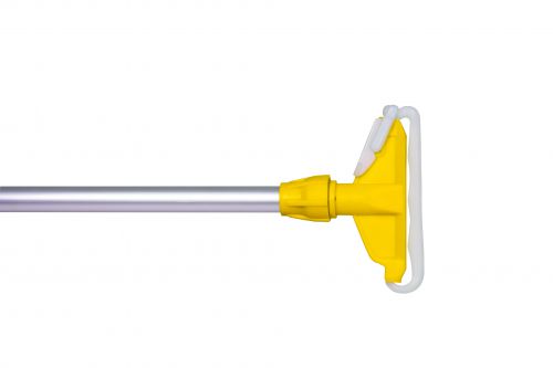 Kentucky Alu Mop Handle With Clip Yellow Single Handle
