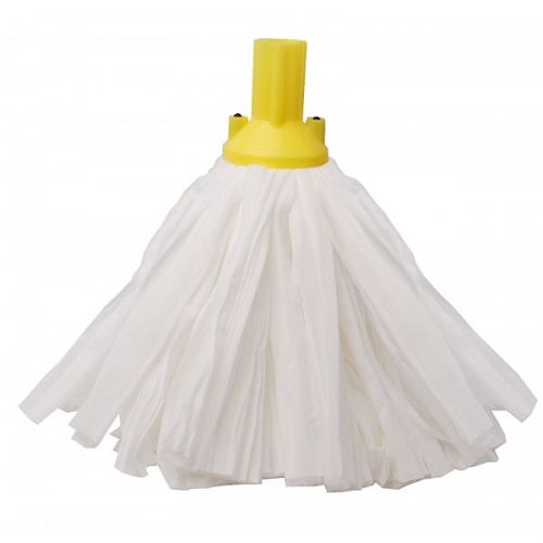 Big White Socket Mop Yellow Case Of 10