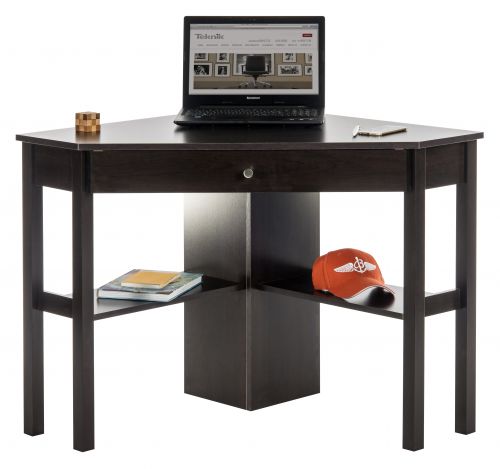 Teknik Office Cinnamon Cherry Effect Home Office Corner Desk