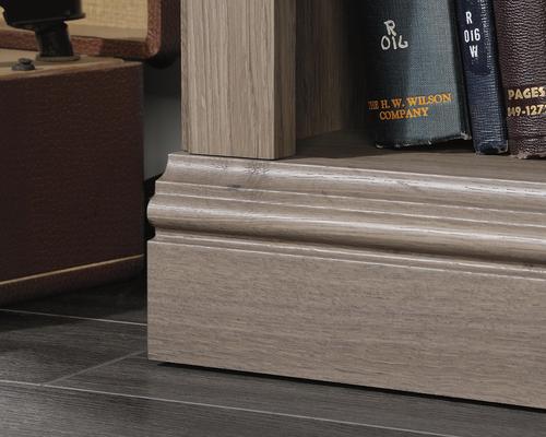 Barrister Home 3 Shelf Bookcase with 2 Adjustable Shelves W896 x D336 x H1112mm Salt Oak - 5420176 Teknik