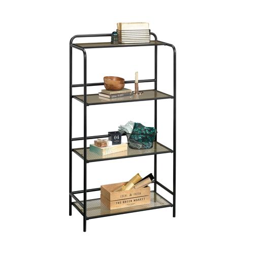 The Teknik Office Boulevard Cafe Rectangular Bookcase / Display Unit is our stylish and spacious design option for any home office or study. It is a contemporary rectangular shaped display unit which is sure to be an attractive show piece in any home. It is made from a durable powder coated metal frame and has four fixed shelves that are made from silkscreened safety-tempered glass, making this ideal to display pictures of loved ones, plants and other attractive ornaments. It also makes a great spot to store your collection of treasured books, folders, board games and other around the home essentials.  There are also co-ordinating furniture items under the Boulevard Cafe Range that will complement this rectangular Bookcase / Display Unit.