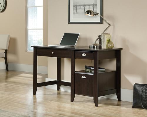 Ergonomic Sit Stand Home Office Desk Jamocha Wood - 5422378 Teknik