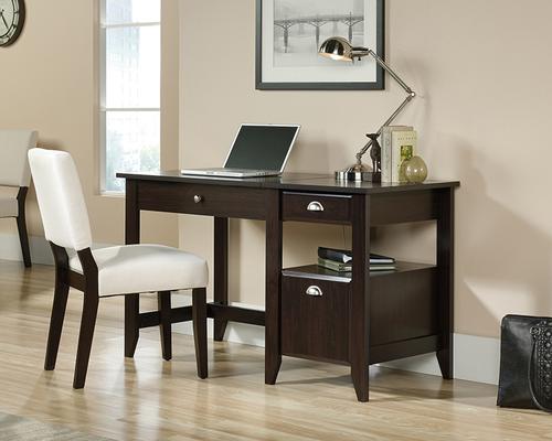 Ergonomic Sit Stand Home Office Desk Jamocha Wood - 5422378 Teknik
