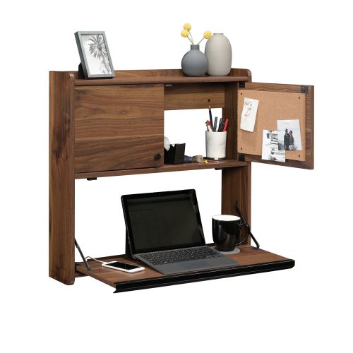 Hampstead Park Space Saving Wall Desk Walnut - 5423704 12865TK Buy online at Office 5Star or contact us Tel 01594 810081 for assistance