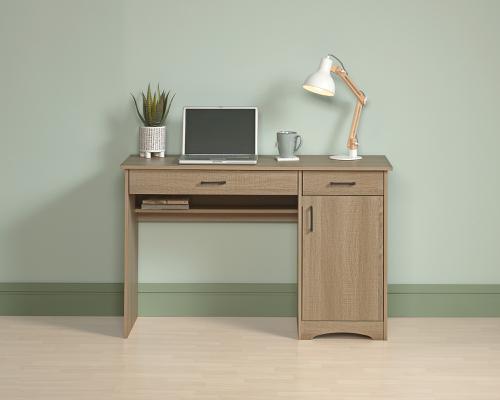 Teknik Office Essentials Computer Desk Summer Oak with Drawers and Storage Area
