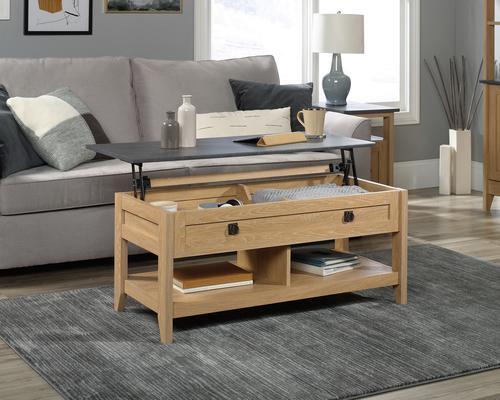 Teknik Office Home Study Lift Up Coffee, Coffee Table That Opens Up For Storage Space