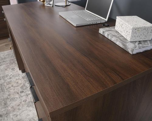 Teknik Office Elstree Executive Desk in Spiced Mahogany finish with two pencil drawers, two storage drawers | 5426484 | Teknik