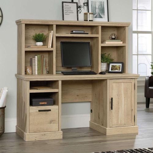 The Teknik Office Hutch for the Prime Oak Executive Desk is a fantastic and sturdy additional storage option for all styles of office. It has a durable 1 thick top which is perfect for displaying all of your home office essentials as well as two adjustable shelves to accommodate items of various height. There is also cubbyhole storage for books, folders and other necessities. This hutch is the perfect addition for users of the Prime Oak Executive Desk, meaning extra storage to be had without taking up further floor space! This neutral tone of this desk makes this an ideal match for all office colour schemes. Please kindly note, a drill is required to complete pilot holes during assembly. 
