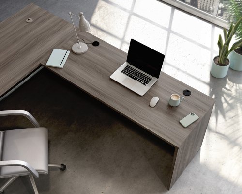 25773TK - Affiliate Office Desk 1500 x 600mm Hudson Elm Finish  - 5427415