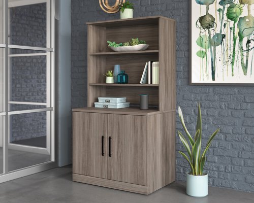 Affiliate Hutch for Storage Unit W900 x D368 x H915mm Hudson Elm Finish - 5427430 25857TK Buy online at Office 5Star or contact us Tel 01594 810081 for assistance