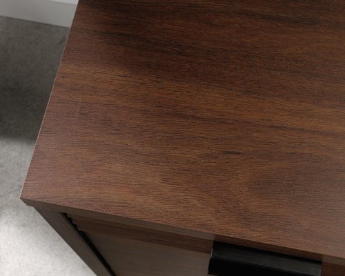 Teknik Office Elstree Credenza Desk  in Spiced Mahogany