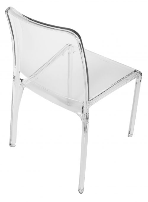 It doesn't come any tougher or more versatile that the Teknik Office Clarity chair. Translucent in appearance almost like glass we can assure you that the delicate look of it does not match the durability Designed by Roberto Cantarutti this is a single piece stacking design suitable for severe use and tested to level EN1022/10728/157373. You can throw this from a 30 foot wall and the chair would be fine - if that is how you want to treat it in your work or leisure time anyway Thanks to its modern and iconic design this chair is suitable for all contract environments and public areas. Sold in packs of 4 and available in a Smoked Clear Black or White finish feel free to throw them all off a building and then sit on them afterwards unscathed