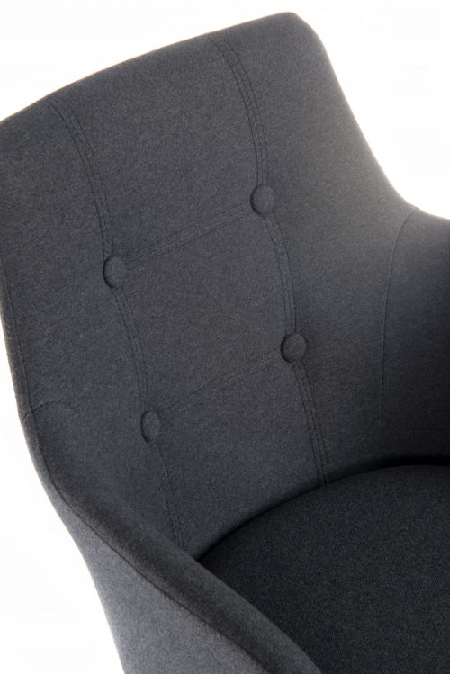 Teknik 6929 4 Legged Graphite Reception Chair Pack of 2