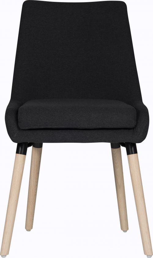 The Teknik Office Welcome Reception Chair in soft brushed Graphite fabric is as agreeable as its title suggests! It is as supple as it is durable with neutral coloured wooden oak legs to compliment the colour. They are available in packs of 2 and are a perfect match for any reception or meet area. The limited assembly required make this an ideal and stylish chair for any environment. They are available in Graphite or Plum fabric colours and are a tidy accompaniment for all office and reception colour schemes.