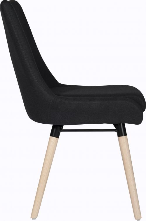 Contemporary Welcome Upholstered Reception Chair Graphite (Pack 2) - 6946GRA 12494TK Buy online at Office 5Star or contact us Tel 01594 810081 for assistance