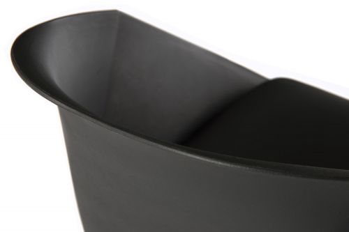 Teknik Office Black Pyramid Padded Tub Chair Soft Polyurethane and PU Fabric with Wooden Oak Legs Available in Black Red or White Packs of 2 | 6947BLACK | Teknik