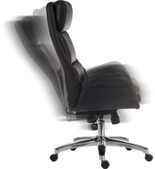 6949BLK - Teknik Ambassador Reclining Chair in Black