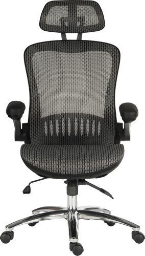 29217TK - Teknik Harmony High Back Executive Mesh Office Chair With Height Adjustable Arms Grey - 6956GREY