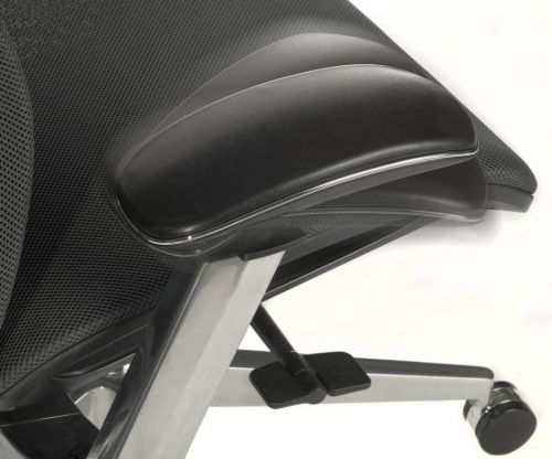 Quantum Mesh Back Executive Chair Chair Black with Black Frame - 6966BLK Teknik