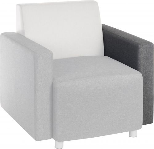 Cube Modular Interchangeable Fabric Armrest Only Dark Grey - 6971  12242TK